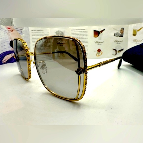 New! 👑CHOPARD IMPERIAL Sunglasses SCHG33S 2AMX, Authentic - Picture 8 of 16